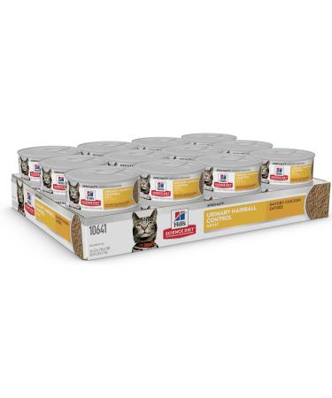 Hill's Science Diet Adult Canned Cat Food Tender Tuna Dinner 5.5 oz 24 Pack Wet cat Food & Adult Urinary & Hairball Control Canned Cat Food Savory Chicken Entr e 5.5 oz 24 Pack Wet cat Food - Buy Online on GoSupps.com