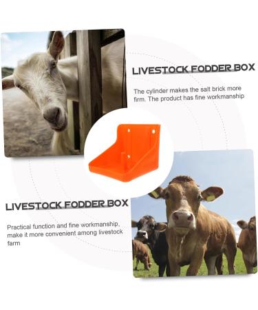 Beavorty 2pcs Cattle and Sheep Lick Brick Box Sheep Salt Holder Mineral Salt Block Holder Horse Salt Block Holder Salt Block Holder for Horses Sheep Feeder Suet Pp Animal Red - Buy Online on GoSupps.com