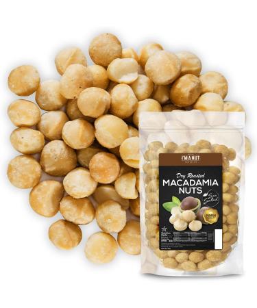 Oven Toasted Macadamia Nuts with Sea Salt- 48 oz (3 lb) | Fancy Whole | No Oil | No PPO | Made from 100% Natural Macadamia Nuts 3.0 Pounds