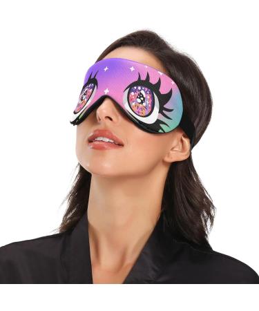 Haskirky Light Blocking Breathable Eye Mask for Deep Sleep - Adjustable Adult Men and Women Travel Mask for Business Trips, Yoga, Meditation - Comfortable and Smooth Office Goodies - Buy Online on GoSupps.com