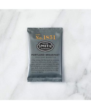 Smith Teamaker Portland Breakfast No. 1851 | Sugar Free, Non-GMO, Plant-Based Black Tea | 15 Sachets (1.58oz Each) - Buy Online on GoSupps.com