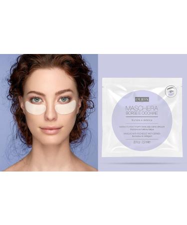 Pupa Milano Eye Mask - Reduce Puffiness & Dark Circles Brightening Sheet Mask for Tired Eyes - 0.08 Oz - Buy Online on GoSupps.com