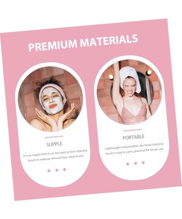 FRCOLOR Face Exfoliator Handle Facial Brush Blackhead Scrubber Brush Face Wash Brush Manual Facial Brush Face Cleanser Brush Soft Face Wash Face Cleansing Tool Cleaner Fiber Deep - Buy Online on GoSupps.com