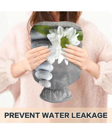 Zen Concepts 1L Hot Water Bottle with Cover - Pain Relief & Bed Warmer for Adults | Ideal for Feet & Comfort - Buy Online on GoSupps.com