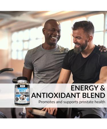 Kaya Naturals Multivitamin for Men - Men's Prostate Multivitamin - Multi Mineral Daily Supplement - Pills for Men - Supports Healthy Prostate - Vitaminas para Hombres - 60 Veggie Capsules 60 Count (Pack of 1) - Buy Online on GoSupps.com