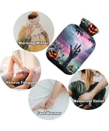 Naanle Halloween Pumpkins Hot Water Bottle | 1L Handfoot Warmer for Pain Relief | MITED Transparent Heat Therapy Bags - Buy Online on GoSupps.com