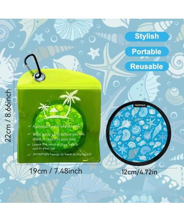 Retailage de sable pour la plage le dissolvant de sable de plage | Sable imperm able portable essuyer les gants | Place de nettoyage de poudre de Soft r utilisable pour un retrait des pieds de Bleu 1 unit (Lot de 1) - Buy Online on GoSupps.com