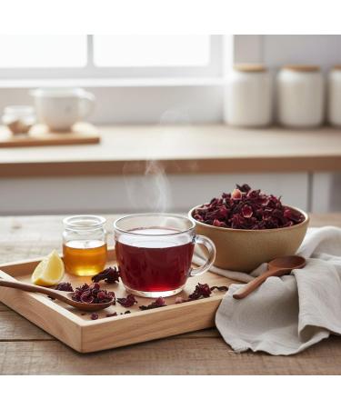  El Saquito de la Salud Jamaican flower 1 kg of premium quality natural hibiscus for cold brew detox tea hibiscus aids in safe effective and natural nutrition (1000 g) (1000 g) - Buy Online on GoSupps.com