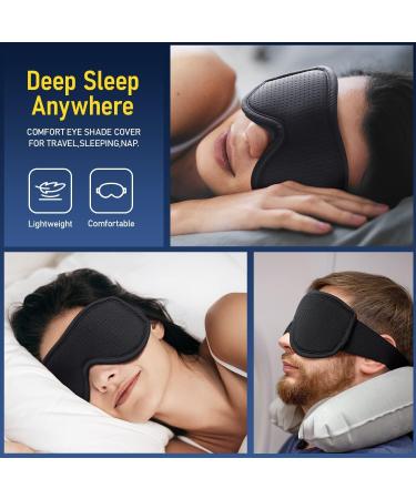 Blackout Sleep Mask for Men and Women | Light Blocking Eye Mask for a Restful Sleep - Buy Online on GoSupps.com
