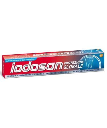 Set 6 IODOSAN Fresh global protection toothpaste 75 ml for oral hygiene