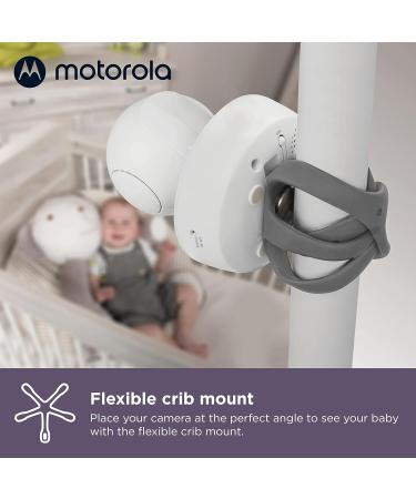 Motorola Nursery VM855 WiFi Video Baby Monitor with 5 Parent Unit - Night Vision, Temperature, Two-Way Talk - White - Buy Online on GoSupps.com