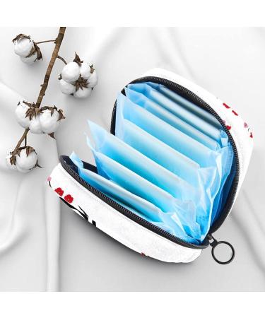 Stylish Plum Blossom Women's Binding-Up Bags | Tampon & Menstrual Storage with Zip Pockets - Multi02 - Buy Online on GoSupps.com