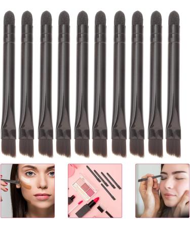 WOONEKY 30 Pcs Eye Shadow Brush Concealer Brush Double Sided Makeup Brush Sponge Stainless Steel Black - Buy Online on GoSupps.com