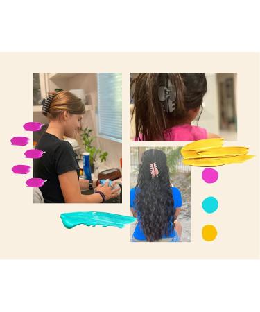 MEKEN 4-Pack Flexible & Durable Matte Colored Claw Hair Clips for Women - Large Jaw Clip for Thick or Thin Hair - Bonus 20 Black Hairpins - Buy Online on GoSupps.com