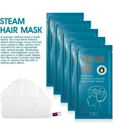 Natural Steam Hair Mask Heated Steam Hair Mask Automatic Steam Repair Hair Mask Nourishing Treatment Mask for Dry and Damaged Hair - Buy Online on GoSupps.com