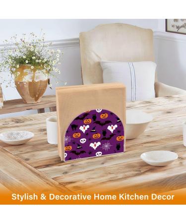 Nander Halloween Pattern Napkin Holder for Tables Napkin Holders for Kitchen Table Napkin Holders Cocktail Napkin Holder Paper Napkins Holder - Buy Online on GoSupps.com