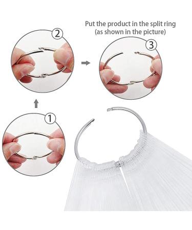 Niceneeded 100pc Transparent Nail Art Tips Sticks Display Board - Perfect for Polish Practice & Display with Metal Clasp - International Shipping Available - Buy Online on GoSupps.com