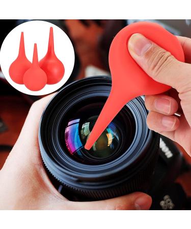 Milist Ear Wax Remover - 3Pcs Hand Pear Spray Squeeze Bulb - Red 30ml/60ml Ear Nose & Camera Cleaning Tool - Buy Online on GoSupps.com