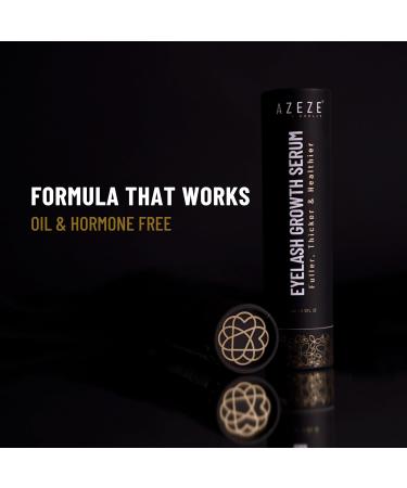 Azeze Eyelash Growth Serum - Oil-Free Lash Serum for Faster Growth & Thickness | Compatible with Lash Extensions - Shop Now - Buy Online on GoSupps.com