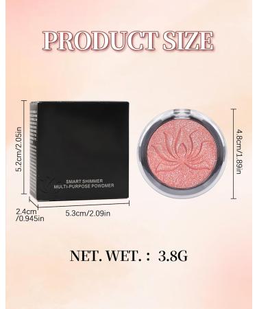  Lestpola Orange-Brown Glitter Eyeshadow Unique Diamond Shimmer Eyeshadow Palette Creamy Texture Long Lasting High Shine Waterproof Multi-purpose for Face and Eye - Buy Online on GoSupps.com