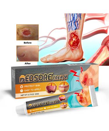 Bedsore Cream Pressure Sore Relief Cream Bedsore Wound Care Bed Sore Cream Fast Acting 2 * 20g 2*20g - Buy Online on GoSupps.com