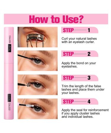 Lash Glue Bond for Individual and Cluster Lashes - Long-Lasting Strong Hold for DIY Eyelash Extensions - Buy Online on GoSupps.com