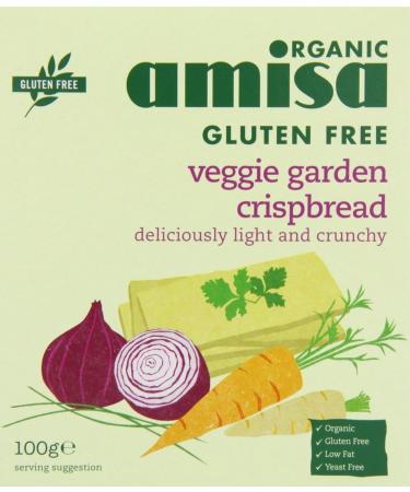 Amisa | Crispbread - Veggie Garden Gf | 12 x 100G - Buy Online on GoSupps.com
