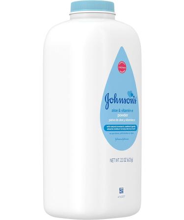 JOHNSON'S Pure Cornstarch Baby Powder with Aloe Vera & Vitamin E 22 oz (7 Pack) - Buy Online on GoSupps.com