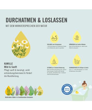 ARYA LAYA Medicinal Herb Bath - Chamomile Extract Vegan Wellness Care 200 ml - Mild & Gentle Home Spa Experience - Buy Online on GoSupps.com