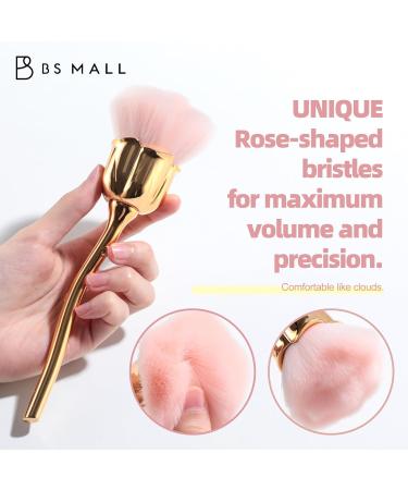 BS-MALL Powder Brush Set - Rose Flower Shape Foundation & Eye Makeup Tools for Flawless Application | International Shipping Available - Buy Online on GoSupps.com
