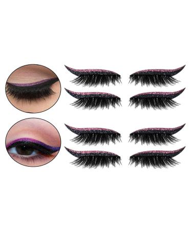 Buy Reusable Self-Adhesive Eyelashes with Eye Shadow - Invisible Tape for Effortless Beauty - Buy Online on GoSupps.com