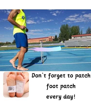 40 Ginger Foot Pads for Stress Relief & Better Sleep | Natural Bamboo Vinegar Foot Masks & Patches for Foot Care - Buy Online on GoSupps.com