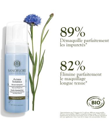 Sanoflore Aciana Botanica Cleansing Water Foam Organic 150ml - Buy Online on GoSupps.com