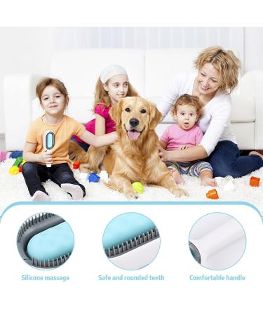 2-Piece Cat Brush Set | Portable Animal Hair Removal Brush with Water Tank | Multi-Functional Pet Cleaning Tool - Buy Online on GoSupps.com