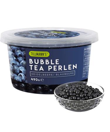 Blueberry Popping Boba | 490g Bubble Tea Pearls | Gluten-Free & Gelatin-Free | Real Fruit Juice - Buy Online on GoSupps.com