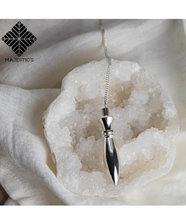 Buy Egyptian Thot Pendulum - Radiasthesia & Geobiology - Silver 38g - Esoteric Oracle Tool for Mood & Energy - International Shipping Available - Buy Online on GoSupps.com