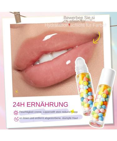  Generisch Moisturizing lip cream - Roll-on lip oil - Long-lasting natural lip oil for lip repair - For dry chapped and cracked lips - 5 ml - Buy Online on GoSupps.com