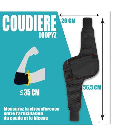 LOOPYZ Elbow Brace Tendonitis for Women and Men Epicondylitis Elbow Brace Elbow Orthosis for Sprain Arthritis Post-Tennis Injury - Buy Online on GoSupps.com
