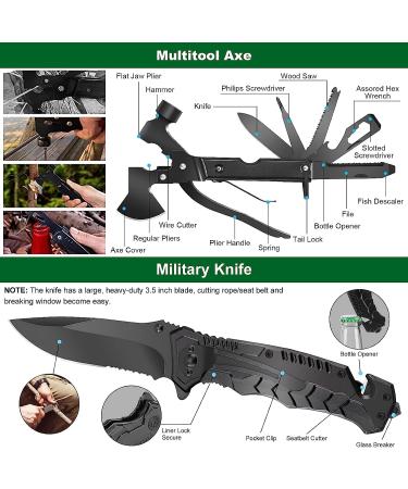 142Pcs Emergency Survival and First Aid Kit with Molle Pouch for Men - Professional Gear for Camping and Outdoor Adventure - Black - Buy Online on GoSupps.com
