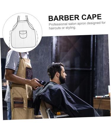 Ipetboom nail polish dress uniform hair dye major white Work baking oil supplies tpu hair stylist apron salon hair stylist apron hairstylist aprons for men decorate man apron bib 74x66cm White - Buy Online on GoSupps.com