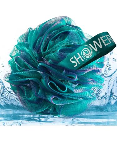 Shower Bouquet Loofah Bath Sponge Swirl Deep Set XL 75g - 4 Pack Soft Mesh Net Luffa Loofa Puff - Exfoliating Body Scrubber for Women and Men - Buy Online on GoSupps.com