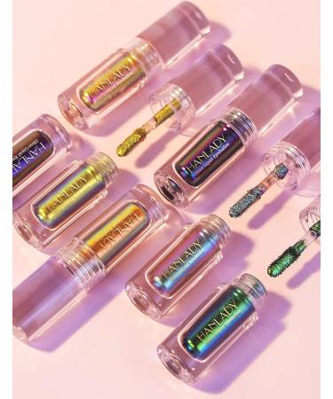 HANLADY Chameleon Glitter Eyeshadow Liquid: Intense Color Shifting Green, Long Lasting, Quick Dry - High Pigmented Shimmer Eye Makeup - Buy Online on GoSupps.com