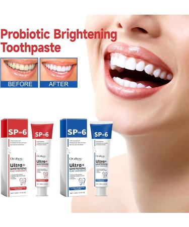 SP 6 Ultra Whitening Toothpaste - Gentle Brightening & Deep Cleaning Care for Fresh Breath - 120g | International Shipping Available - Buy Online on GoSupps.com