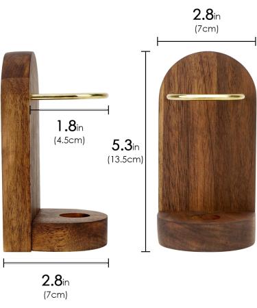 Linkidea Electrical Razor Holder | Self-Adhesive Wooden Wall Bracket & Organizer for Bathroom - Ideal Shower Storage Solution - Buy Online on GoSupps.com