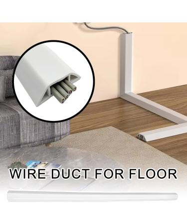 Corbus de couvertures conduit m tallique m nage 39 2 pouces PVC Couvre-c ble de sol tanche en PVC organisateur de cordon pour l'ext rieur pour la salle de bain Home Bathroom tude de travail salon White - Buy Online on GoSupps.com