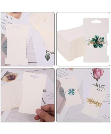 150 Pcs Hair Clip Display Cards with Self-Seal Bags | White Cardboard Jewelry Holder for Hair Barrettes - Perfect for Selling & Organizing - Buy Online on GoSupps.com