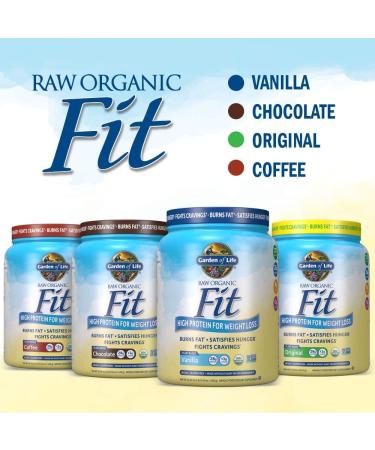 Garden of Life RAW Organic Fit Protein Powder for Weight Loss - 15.1 oz - Buy Online on GoSupps.com
