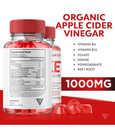 Premium Blast Keto ACV Gummies - 3 Pack Advanced Weight Loss Formula with Apple Cider Vinegar - 180 Gummies - Buy Online on GoSupps.com