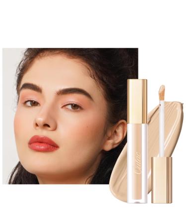 Oulac Hydrating Concealer Makeup | Medium coverage concealer for dark circles | Makeup concealer that nourishes the skin Ivory concealer vegan 3.8ml Ivory (C2)
