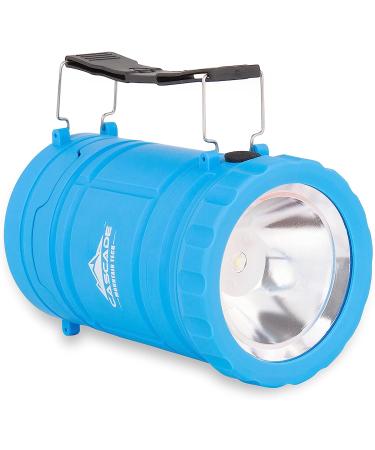 Cascade Mountain Tech Collapsible Flash Pop 2-in-1 Lantern/Flashlight - Blue - Buy Online on GoSupps.com
